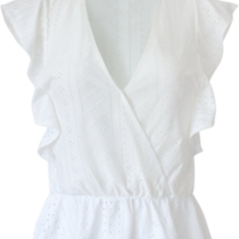 BCBGeneration Crossover Neck Top